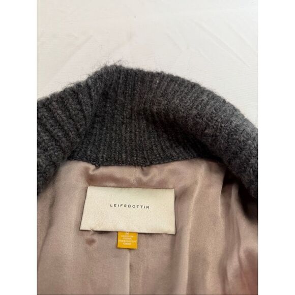 Leifsdottir Anthropologie Embroidered Monkey Jungle Sweater Cardigan Size Medium - Picture 3 of 13